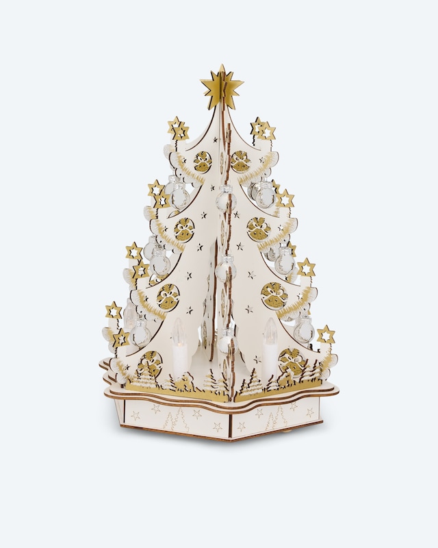 LED-Holzdekoration "Weihnachtsbaum"