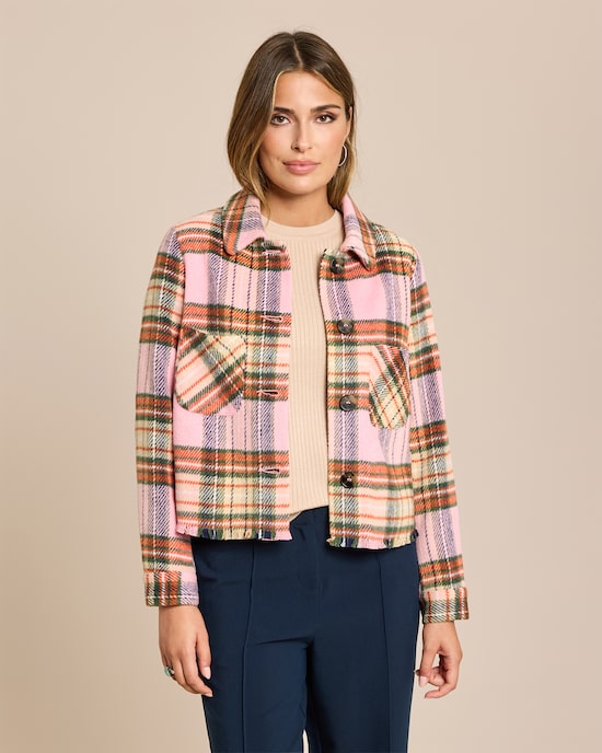 Produktabbildung für Blazer mit Karomuster