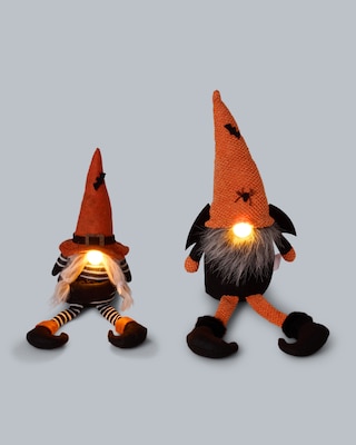 Produktabbildung 2 für LED-Halloween-Wichtel, 2tlg.