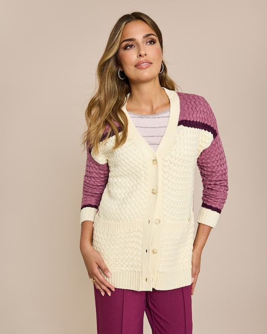 Produktabbildung für Cardigan mit Knopfleiste