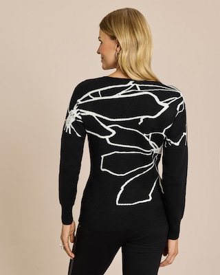 Produktabbildung 3 für Pullover mit Blütendruck