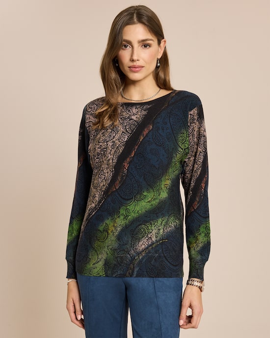 Produktabbildung für Pullover mit Farbverlauf