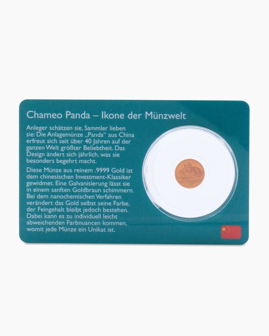 Produktabbildung für Chameo Gold Panda 2024 - goldbraun
