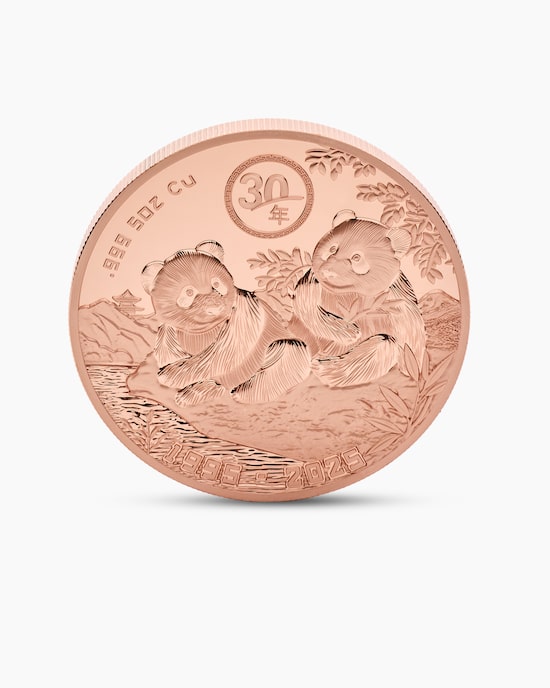 Produktabbildung für Kupfermünze Giant Copper Panda