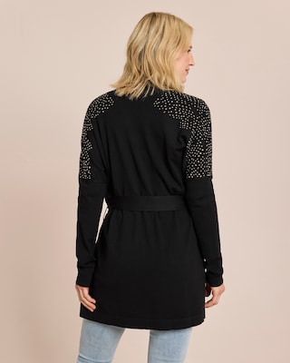 Produktabbildung 4 für Longcardigan mit Nietenbesatz