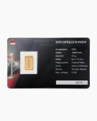 Produktabbildung 2 für Goldbarren Grace Kelly 70 J. Preisverleihung