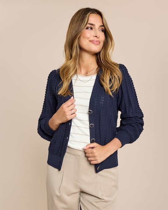 Produktabbildung für Cardigan mit Struktur