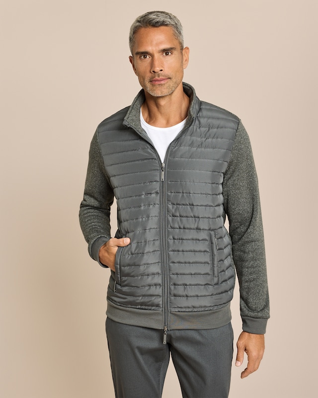 Jacke Strickfleece-Stepp-Mix