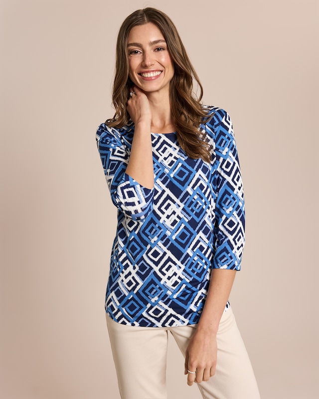 Shirt mit Karo-Druck