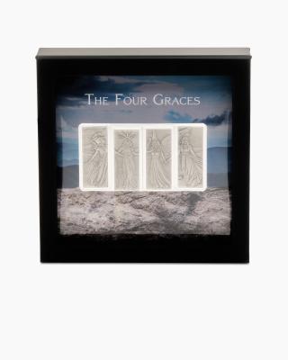 Produktabbildung 1 für Silbermünzbarren Four Graces, 4tlg.