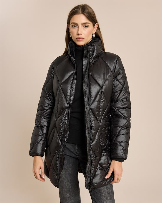 Produktabbildung für Steppmantel mit Rautensteppung