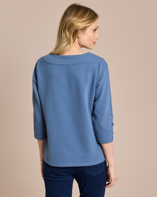 Produktabbildung für Lux Sweat Ottoman Jersey 3/4-Arm