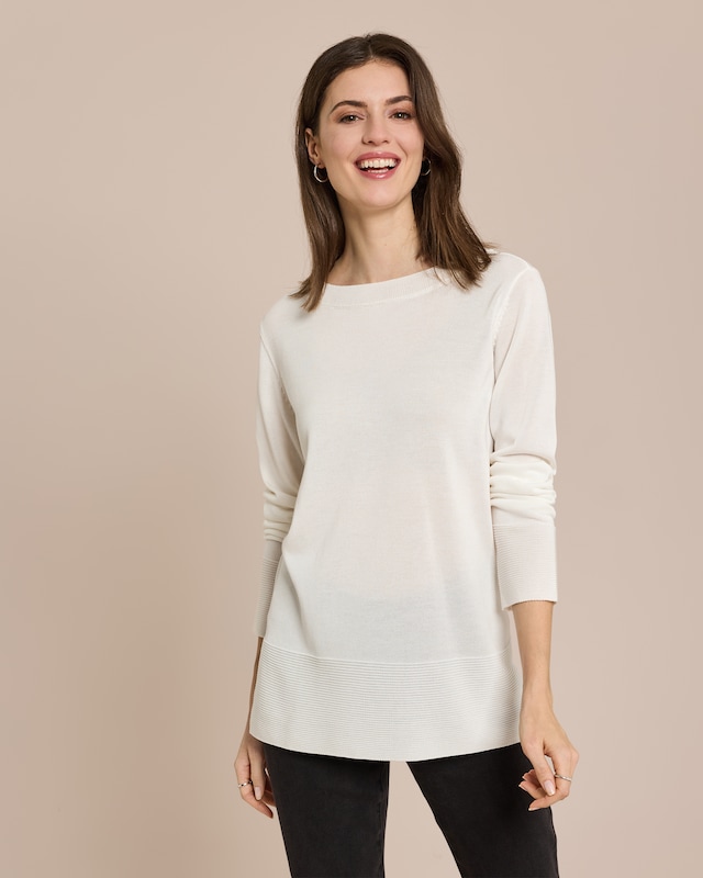 Hse24 Kaschmir Pullover Helena Vera Lyocell-Pullover Eleganter