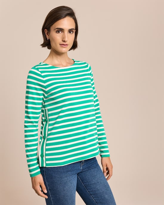 Produktabbildung für Shirt langarm mit Streifen