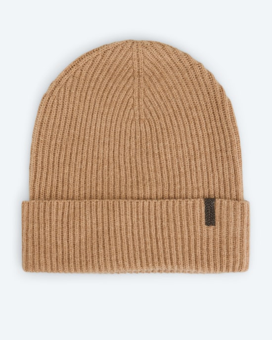 Produktabbildung für Strick-Beanie mit Applikation