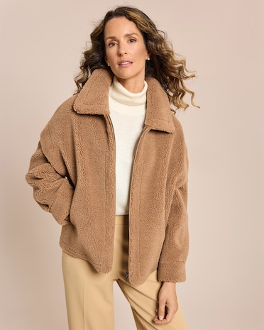 Produktabbildung für Jacke Shearling-Immitat
