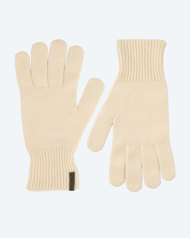 Strickhandschuhe mit Applikation