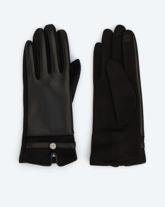 Handschuhe mit Logo-Applikation