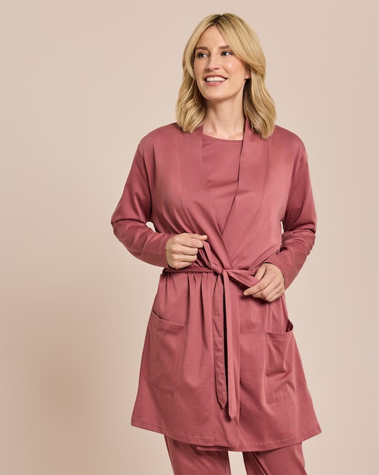 Produktabbildung für Loungejacke, merzerisierte Baumwolle