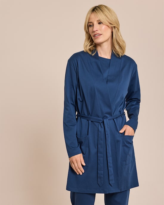 Produktabbildung für Loungejacke, merzerisierte Baumwolle