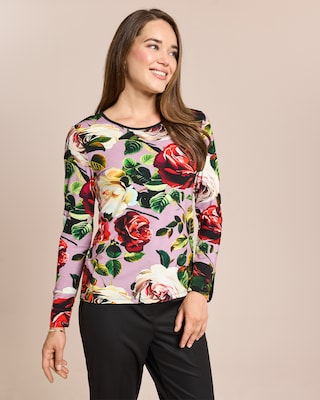 Produktabbildung 1 für Shirt mit Rosendruck