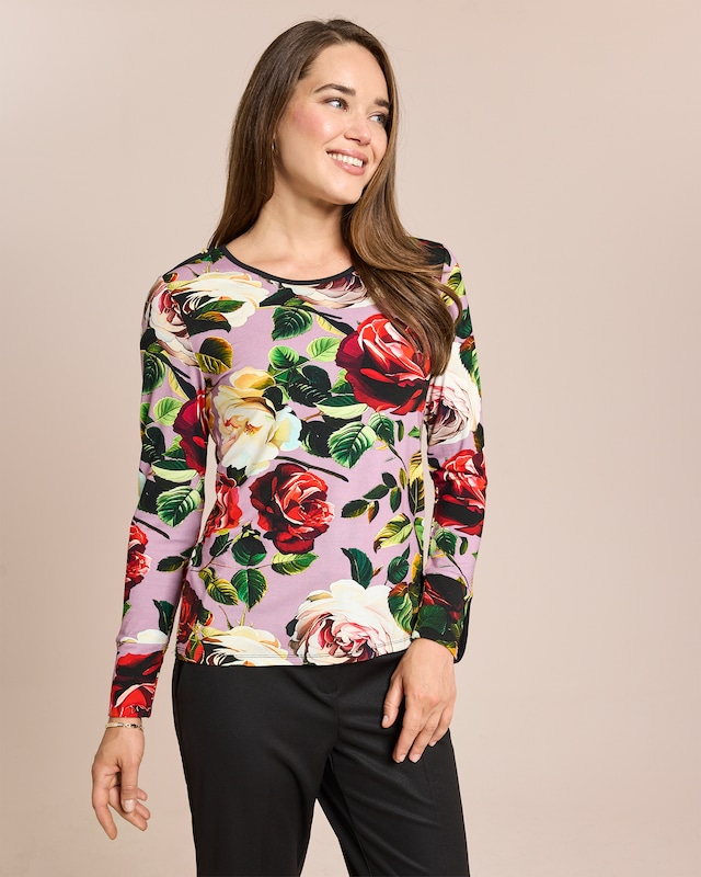 Shirt mit Rosendruck