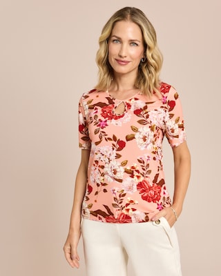 Produktabbildung 2 für Shirt mit Blumendruck