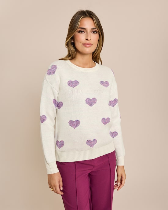 Produktabbildung für Pullover mit Herzchen