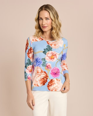 Produktabbildung 1 für Shirt mit Rosendruck
