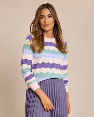 Produktabbildung 2 für Pullover mit Farbstreifen