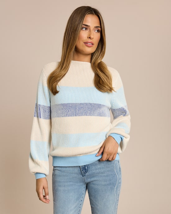 Produktabbildung für Pullover mit Ballonarm