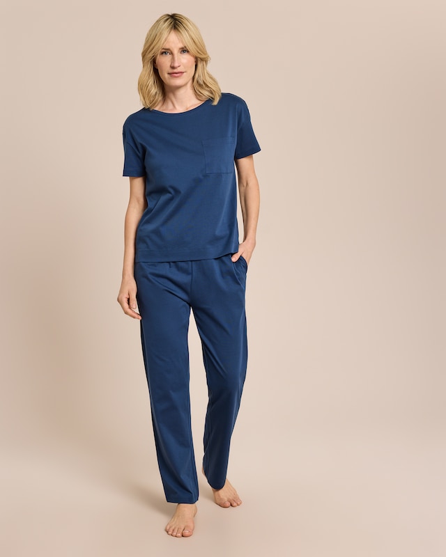 Pyjama merzerisierte Baumwolle, 2tlg.