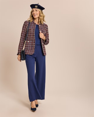 Produktabbildung 3 für Blazer Boucleoptik Glanzgarn