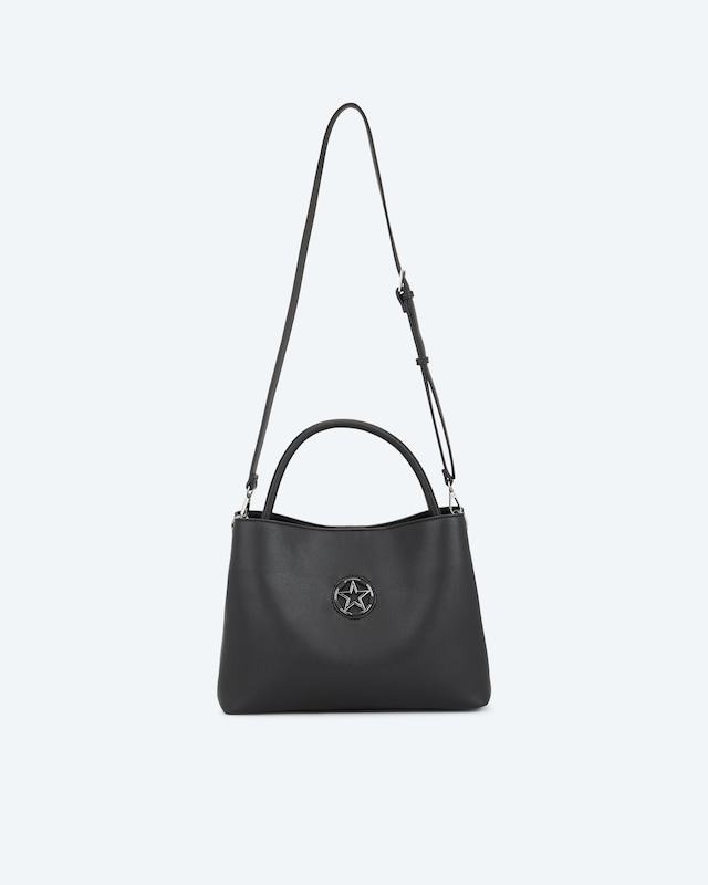 Kurzgrifftasche mit Logo-Applikation
