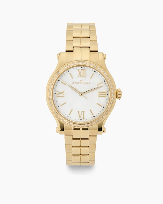 Produktabbildung für Edelstahluhr mit Diamanten ca. 0,27 ct