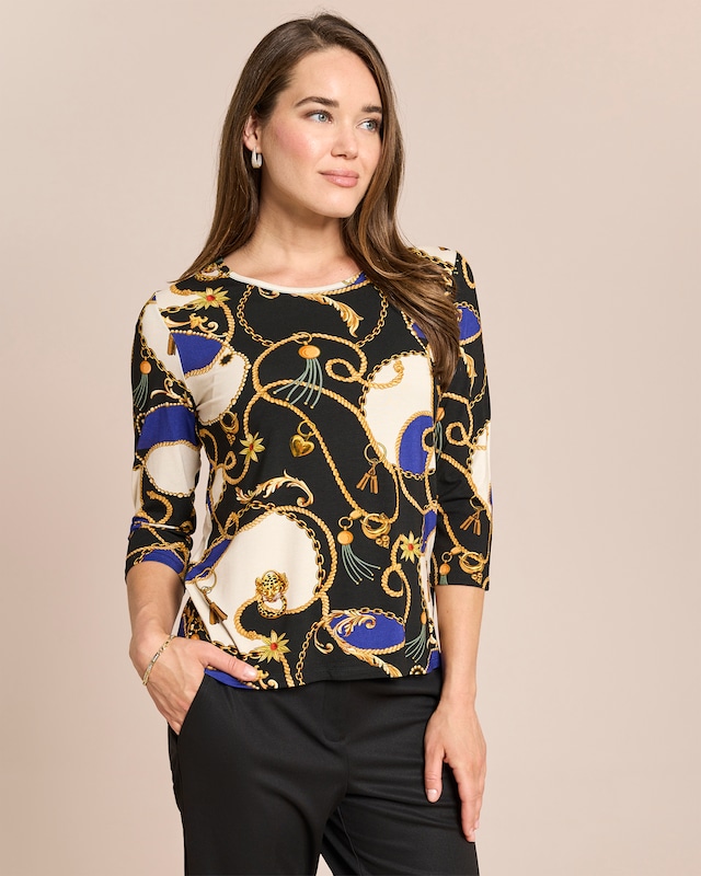 Shirt mit Druckmix