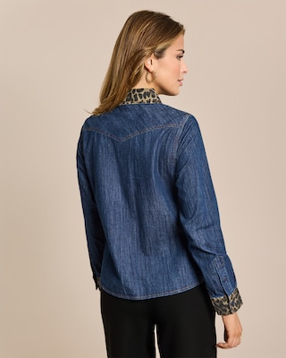 Produktabbildung 4 für Jeansbluse mit Leo Details