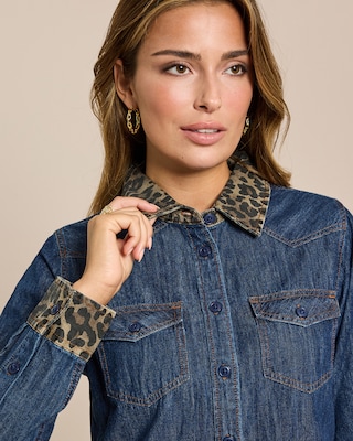Produktabbildung 5 für Jeansbluse mit Leo Details