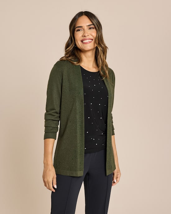 Produktabbildung für Cardigan mit Strassdeko