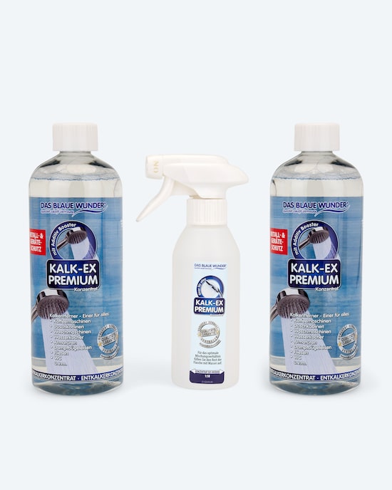 Produktabbildung für Kalk-Ex Premium, 2x 750 ml und Sprühflasche