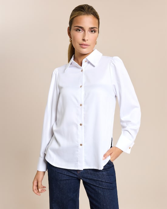 Produktabbildung für Bluse mit Rosenknöpfen