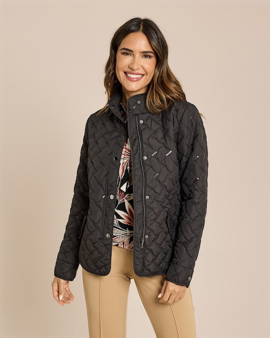 Produktabbildung für Steppjacke mit Paillettenapplikation