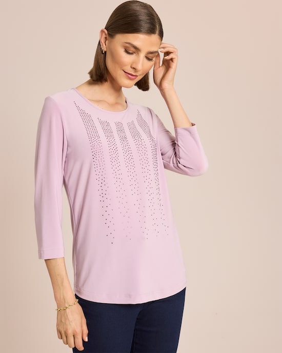Produktabbildung für Shirt mit Strassdeko