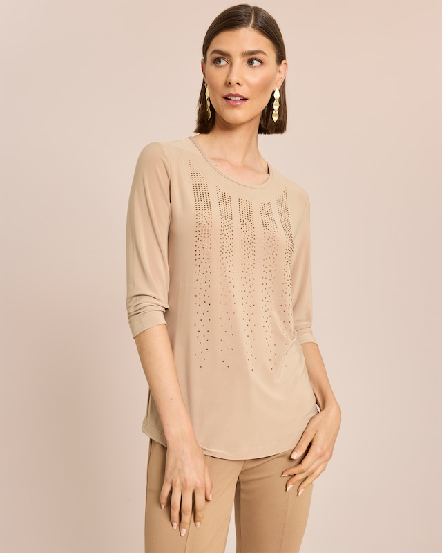 Shirt mit Strassdeko
