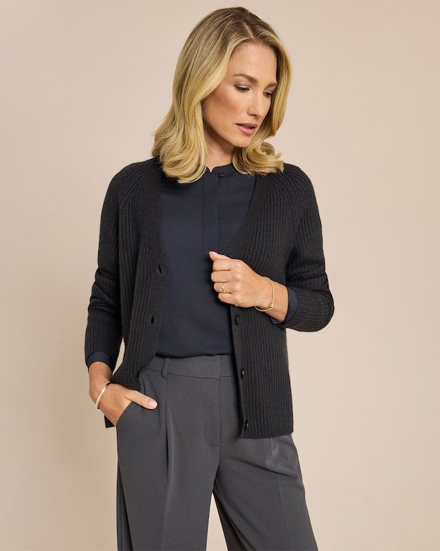 Cardigan Patentstrick