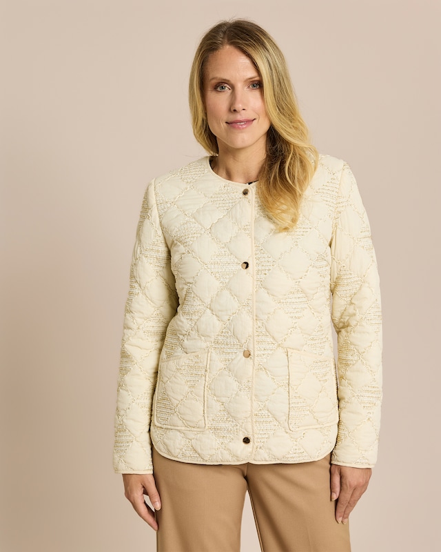 Steppjacke mit Lurex