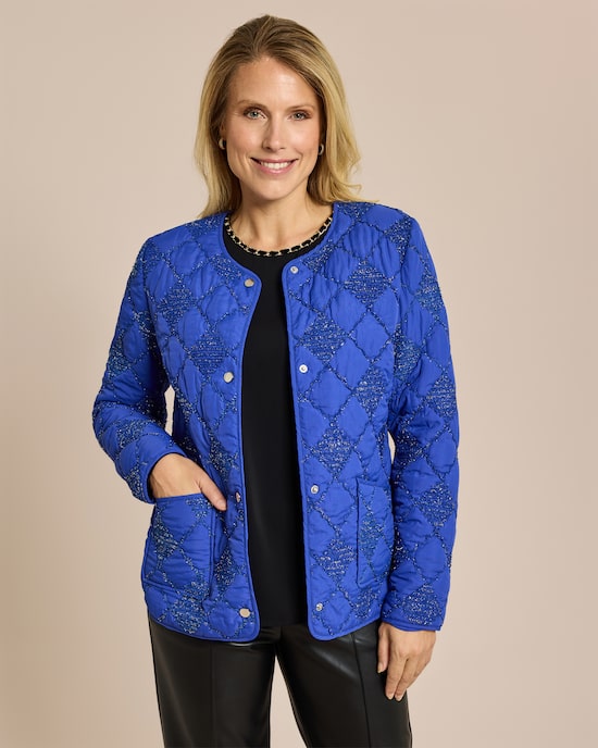 Produktabbildung für Steppjacke mit Lurex