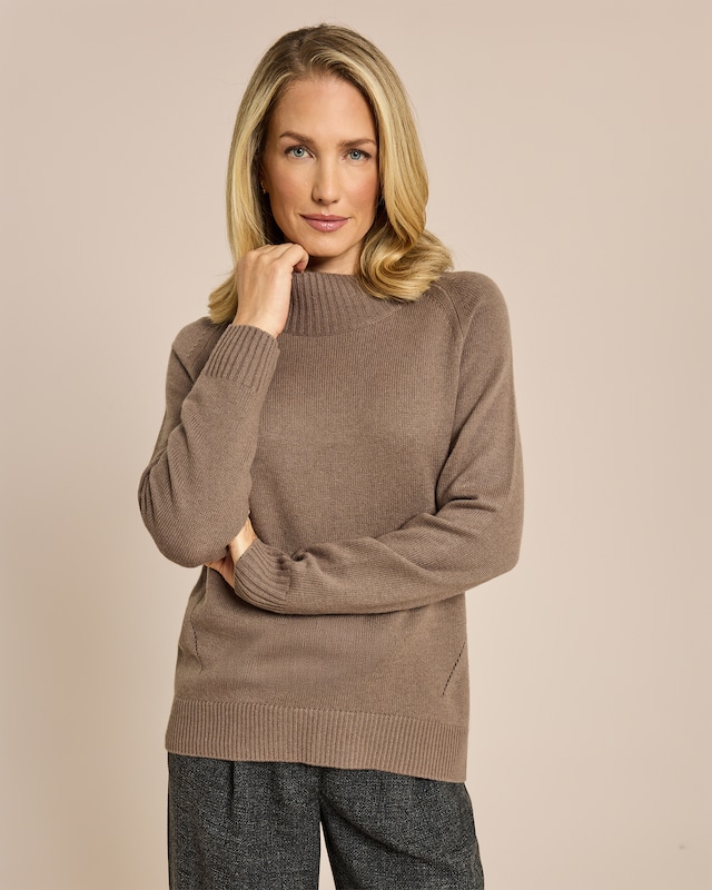 Pullover mit Ajourdetail