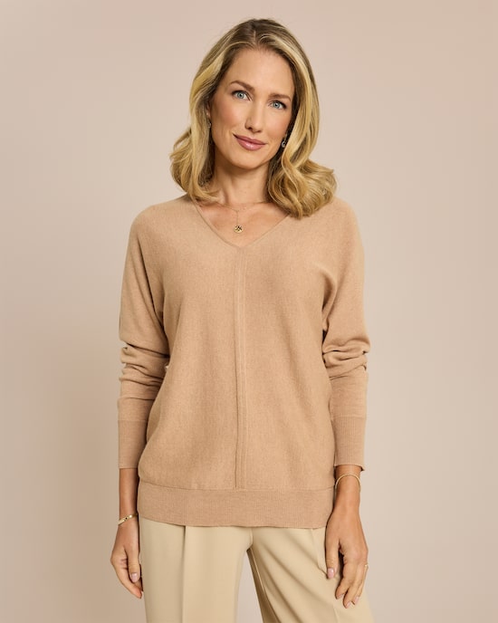 Produktabbildung für Pullover mit Fledermausarm