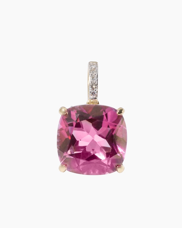 Anhänger mit Topas & Diamanten